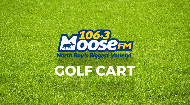 The Moose 106.3 Golf Cart