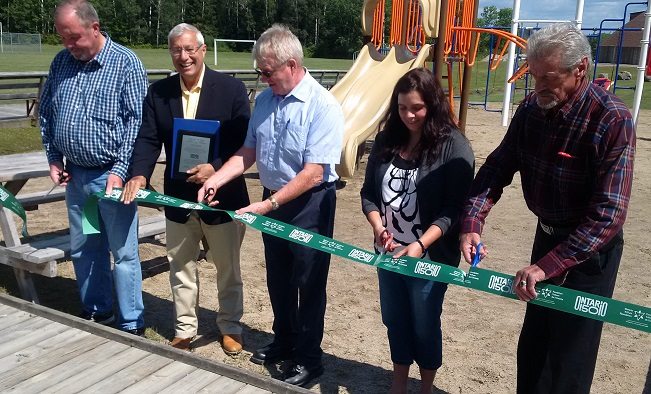 Playground funding from Trillium Foundation