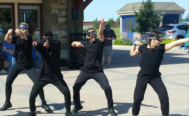 Potatoes, carrots, dance fever at the market?