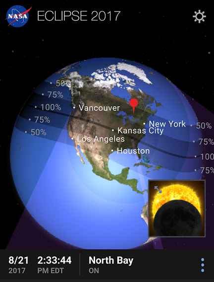 Stuck at work? No special glasses? Watch the eclipse here