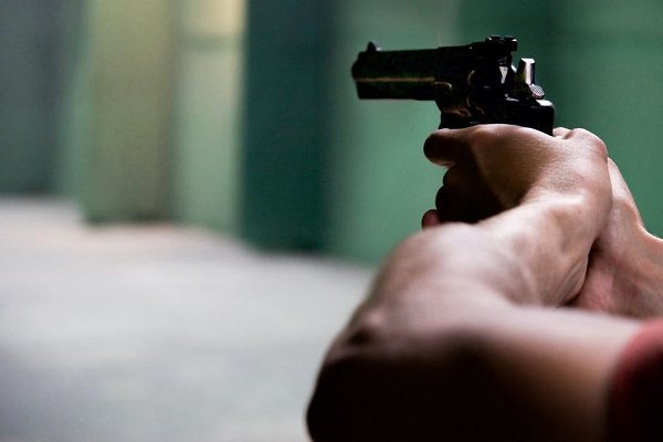 Pointing replica gun leads to real charges