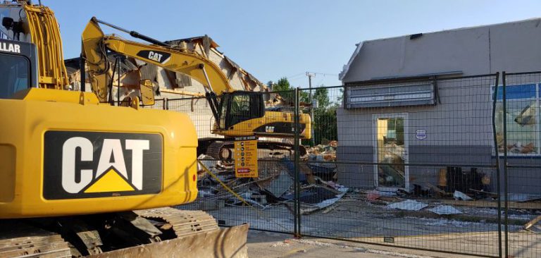 Overpass building to be demolished but not replaced after roof collapse
