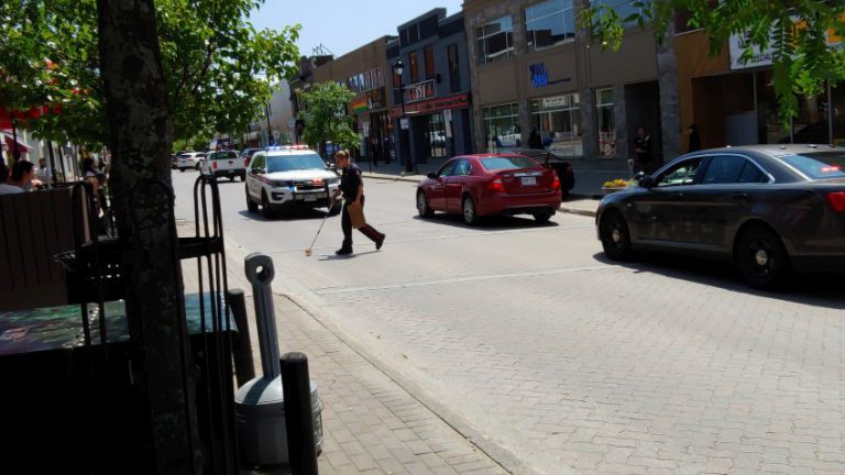 Courtesy walk plays role in pedestrian struck by vehicle downtown