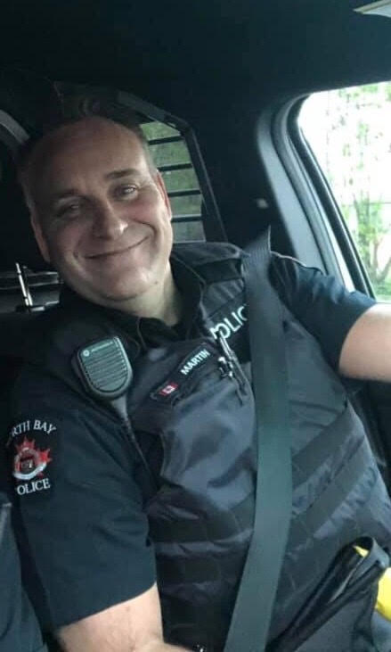 Injured North Bay police officer finds support for him overwhelming