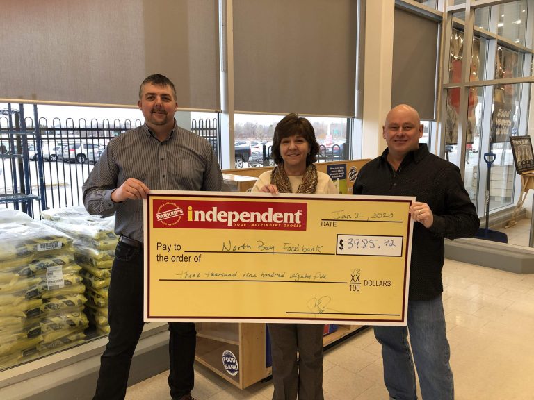 Parker’s Your Independent Grocer delivers for North Bay Food Bank