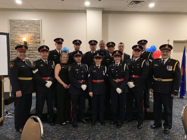 Numerous North Bay police officers, civilian members and retired personnel honoured by police board
