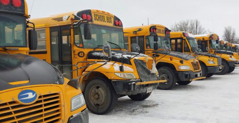 All school buses cancelled amid snowfall warning