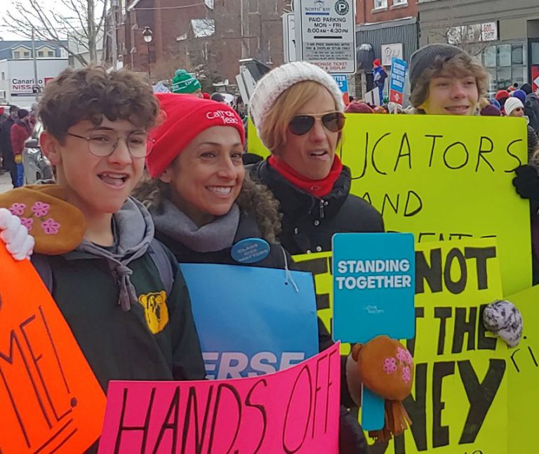 Educators fighting for their ‘kids’ — and also their kids