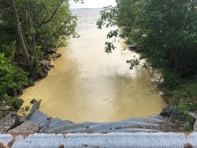 Pea Soup was on the menu when looking at Lake Nipissing this past weekend