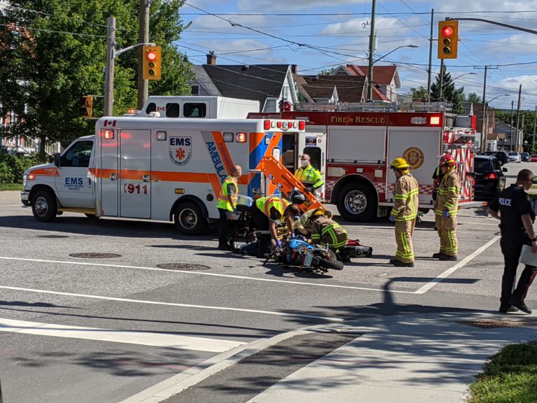 Minor injuries suffered after E-bike collision with SUV