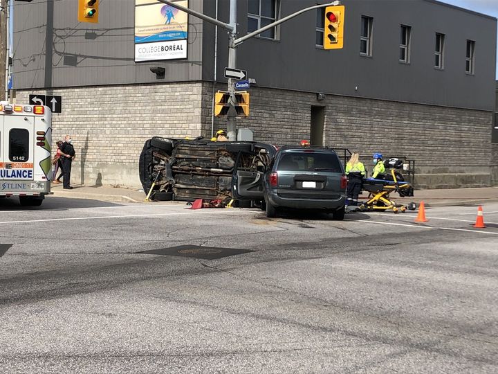 One charged in downtown crash
