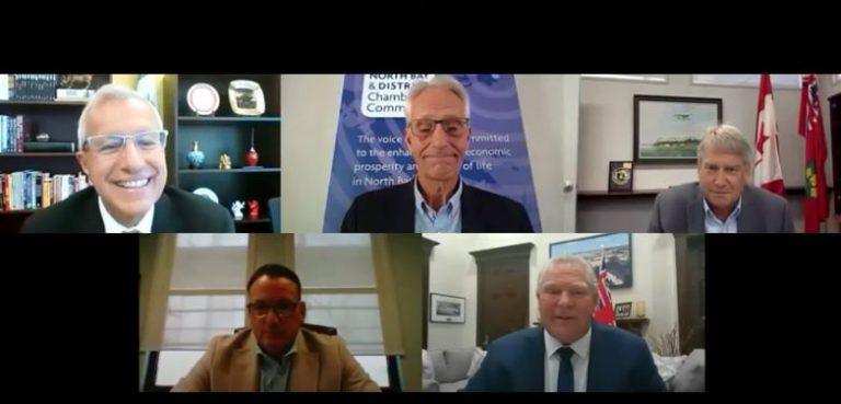 Premier praises the north in virtual town hall meeting
