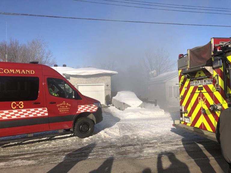 Shed fire on Oakwood Avenue