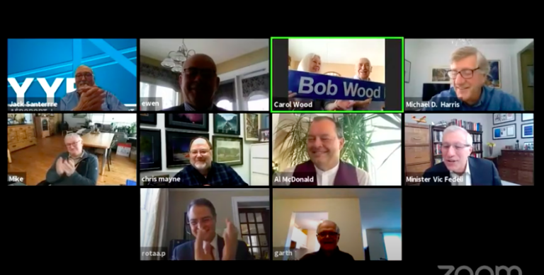 Bob Wood honoured by community