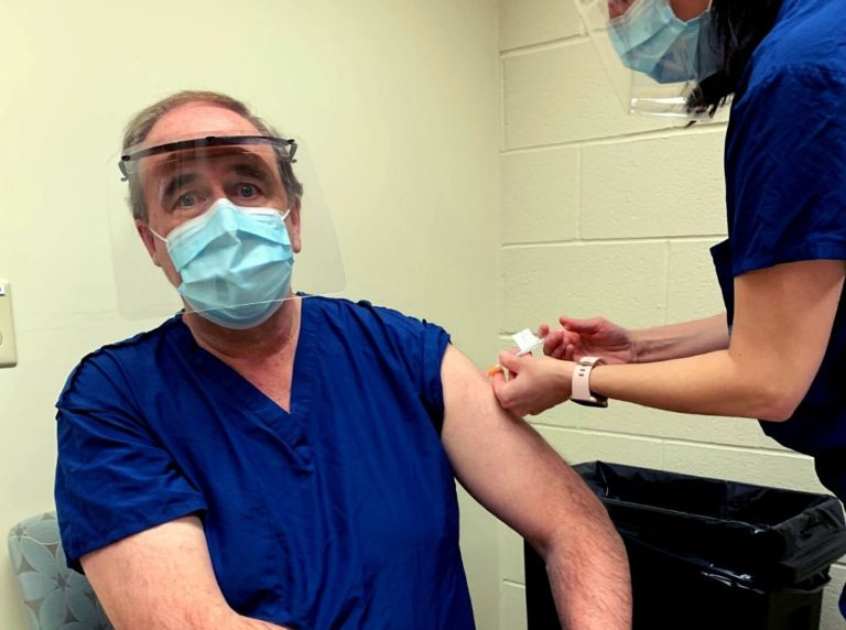 NBRHC vaccinates first physician