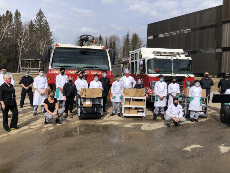 Canadore College culinary students give back to frontline workers