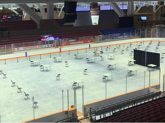 Memorial Gardens hoping to vaccinate 120 people an hour