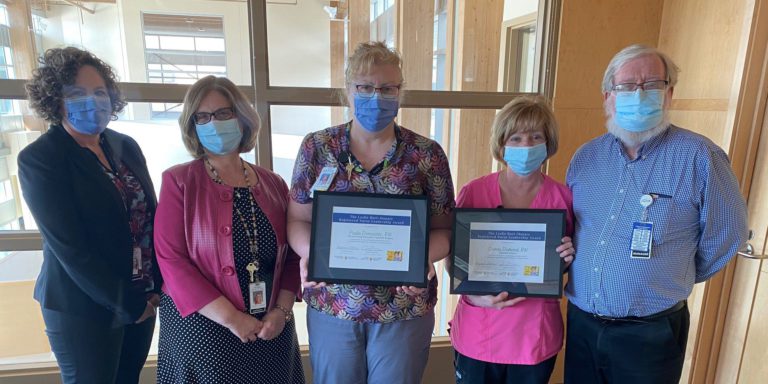 Two nurses recognized with RN Leadership Award