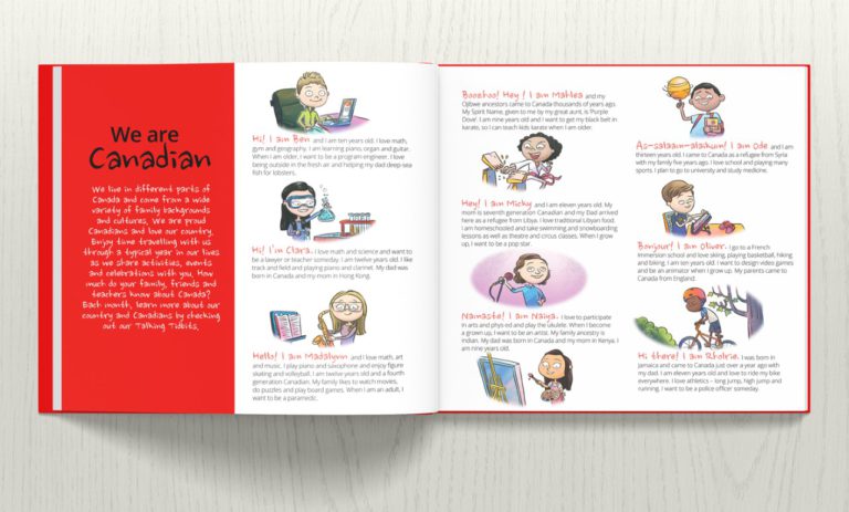 Canadian book celebrating diversity includes two local children