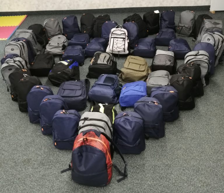 Backpacks of Love campaign almost halfway to their goal