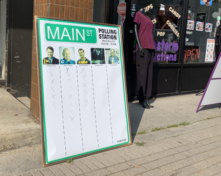 Local business looking to spark interest in federal election