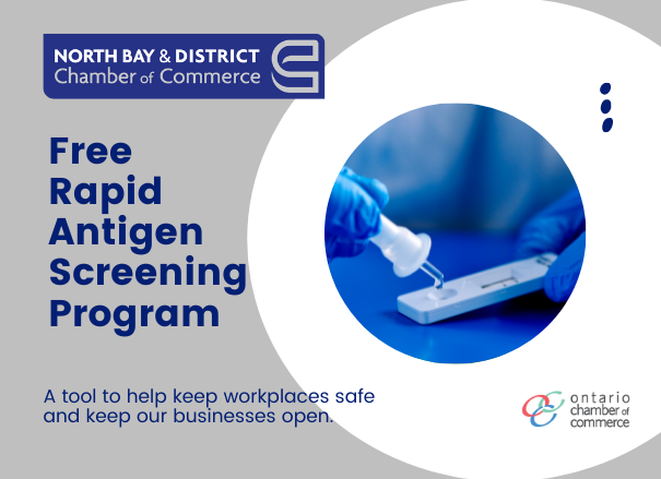 Local Chamber of Commerce offering Free Rapid Tests to businesses