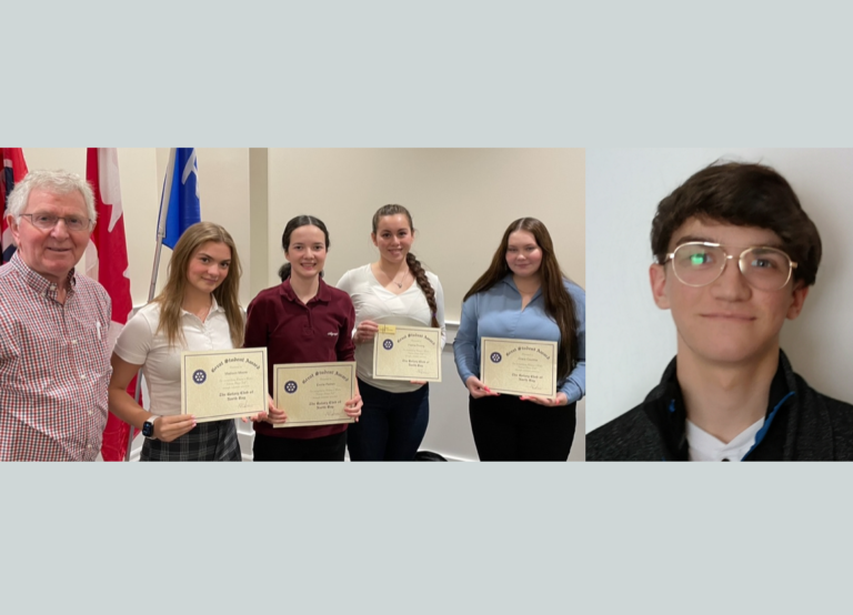 Rotary Club honours five local senior students