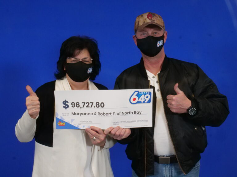 Mid-December LOTTO 6/49 draw good news for two city residents