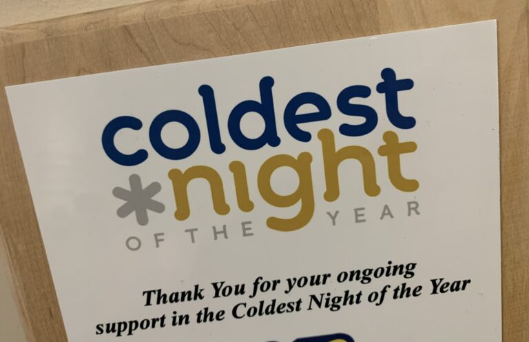 The Coldest Night of the Year goes Saturday