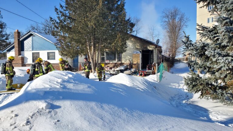 House fire sends two people to hospital