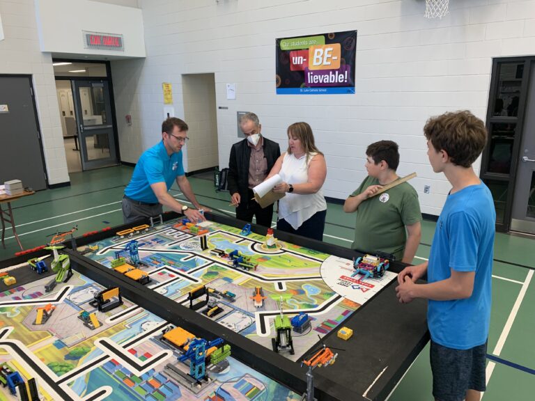 Project-based learning with robots at NPSC