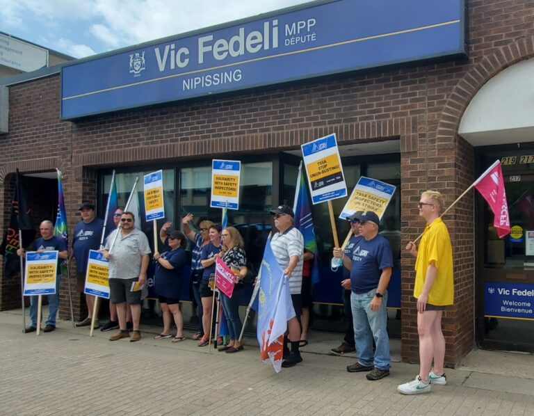 TSSA Inspector strike line reaches North Bay