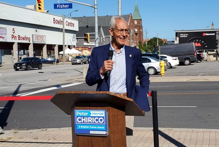 Peter Chirico mayoral campaign officially underway