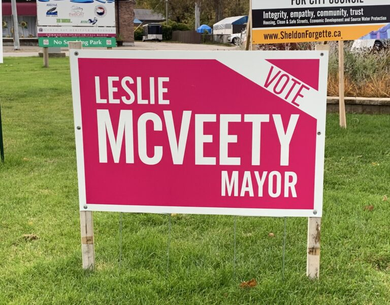 On the campaign trail with mayoral candidate Leslie McVeety