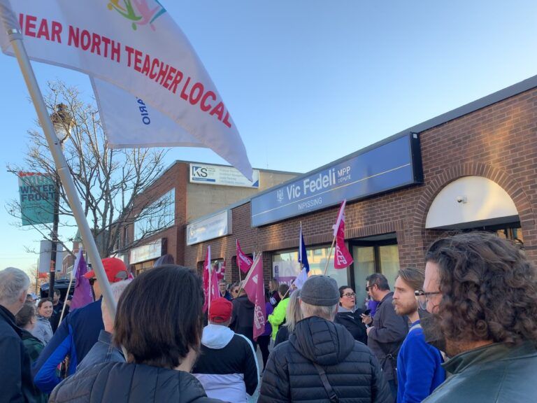 Local labour rallies for workers’ rights