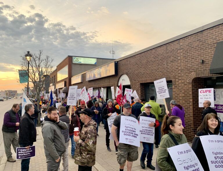 CUPE educational workers strike underway