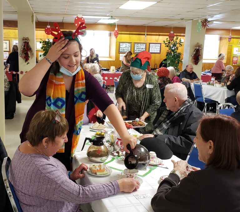 Funds from Christmas bazaar and tea supporting several groups