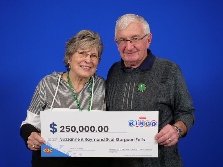 $250,000 lotto win for Sturgeon Falls retirees