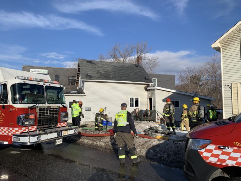 Crews battle structure fire on Fisher Street