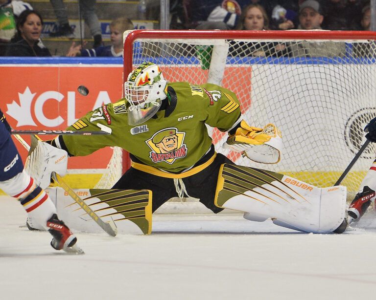 Troops’ Dom DiVincentiis is the OHL Goaltender Of The Year