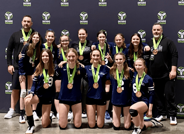 Bronze medals for three Lakers youth volleyball teams