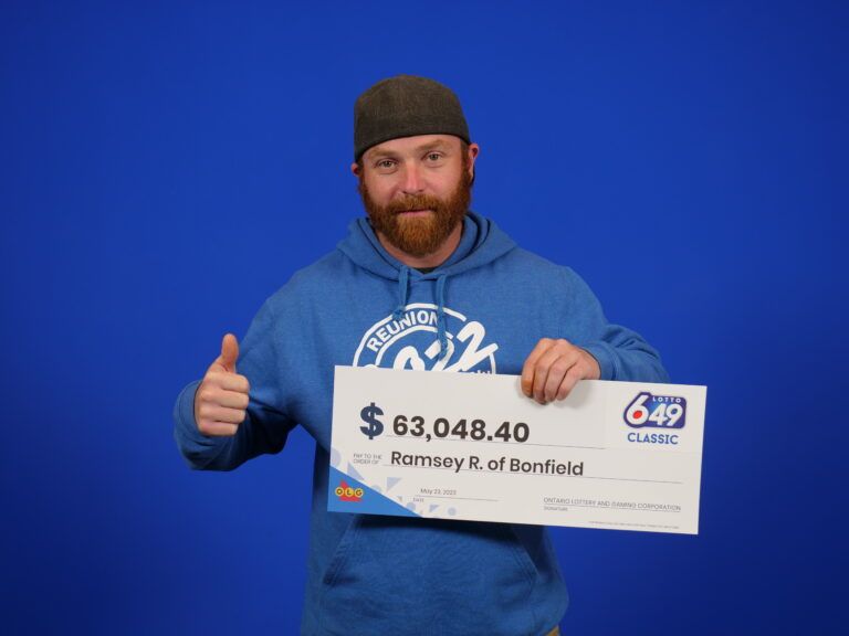 Bonfield man wins just over $63,000