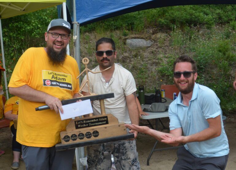 Successful washer tournament for Let’s Remember Adam campaign