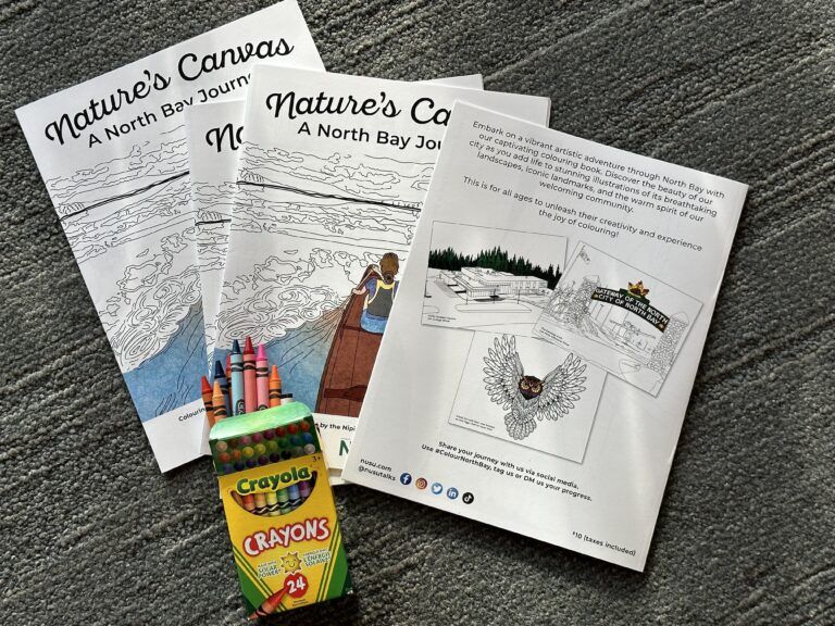 North Bay colouring book fundraiser helps support student food bank