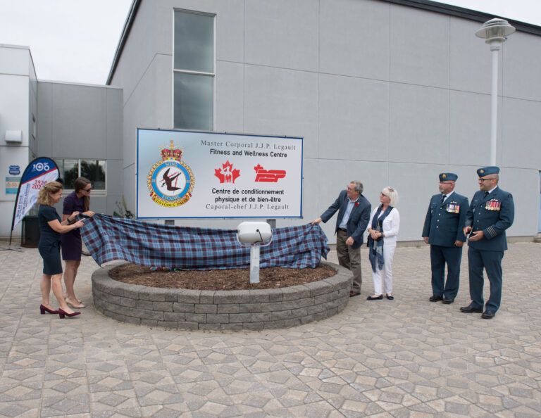 Fallen service member honoured by 22 Wing CFB North Bay