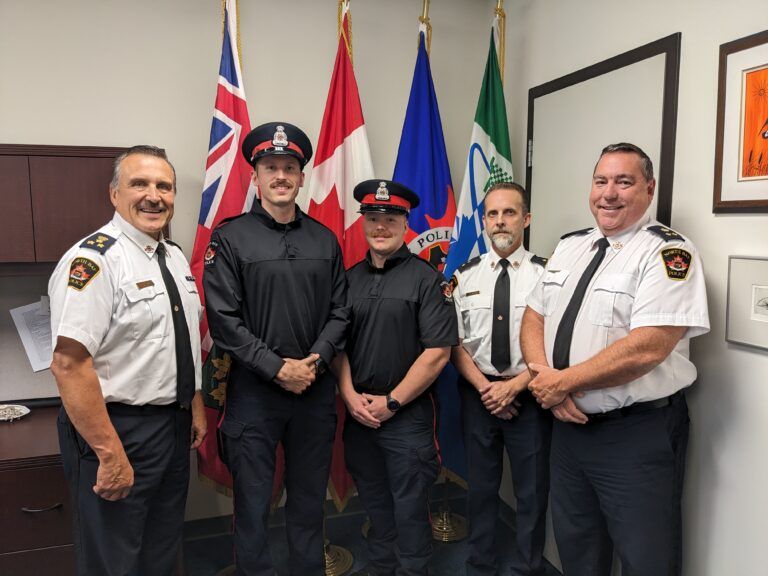 City police add to their ranks and promote three officers