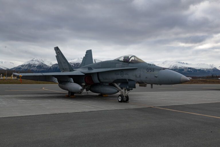 Two RCAF aircraft at YYB Thursday