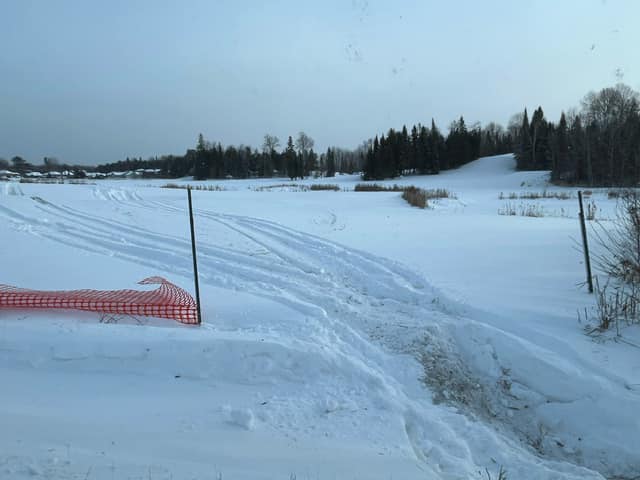Osprey Links asking snowmobilers to stay off the golf course