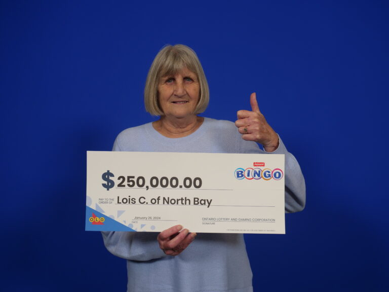 Local retiree wins a quarter million dollars