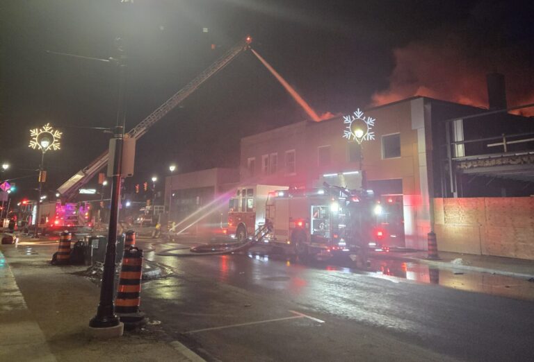 UPDATE: Fire crews fighting downtown fire